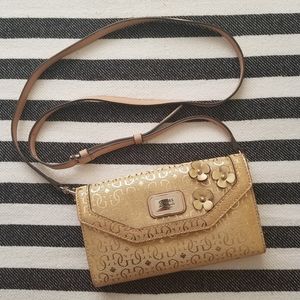 Guess Wallet/Cross Body Bag - Gold
